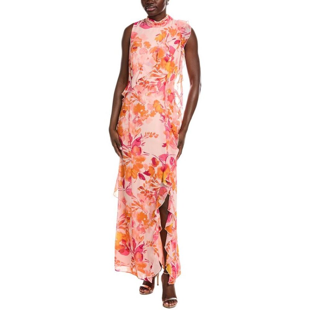 Eliza J Womens  Sleeveless Printed Maxi Dress